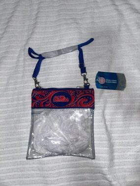 Ole Miss Clear Crossbody Bag